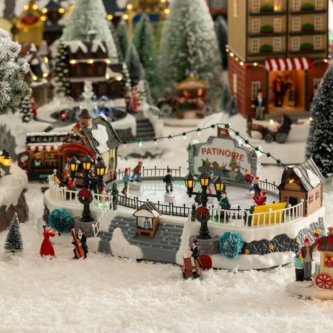 village de noel patinoire 10 santons - image 2