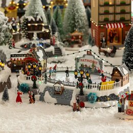 village de noel patinoire 10 santons - image 2