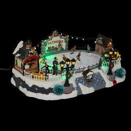 village de noel patinoire 10 santons
