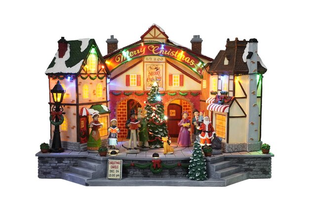 Village Noel mus/lum 37x23x26