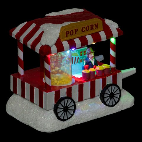 Village Noël stand popcorn 5Led