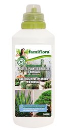 Vloeibare meststof voor cactus,vetplanten & bonsaï - 500ML