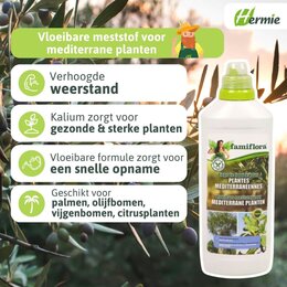Vloeibare meststof voor mediterrane planten 1L - afbeelding 2