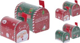 Voorraaddoos brievenbus 13x7,5x9,5cm 2ass