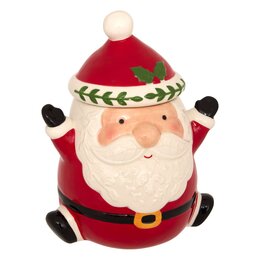 Voorraadpot 18x23cm Kerstman