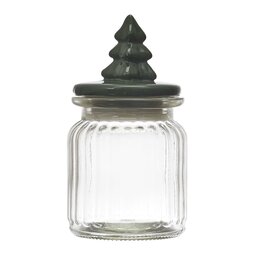 Voorraadpot glas met deksel H15cm - Kerst 2ass - afbeelding 5