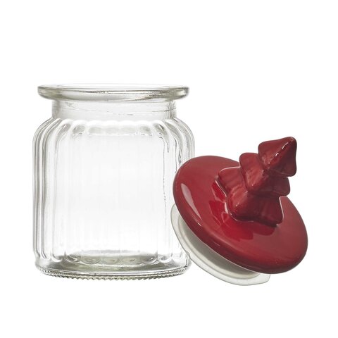 Voorraadpot glas met deksel H15cm - Kerst 2ass - afbeelding 7