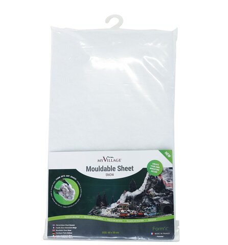 Vormbare sheet sneeuw 60x50cm