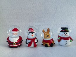 Waterbal D4,5cm Kerstfiguur 4ass