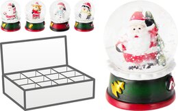 Waterbal Kerst D7cm 4ass