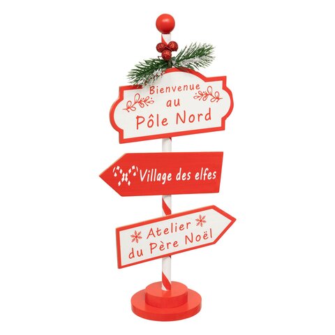 Wegwijzer H30cm Pôle Nord