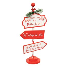 Wegwijzer H30cm Pôle Nord