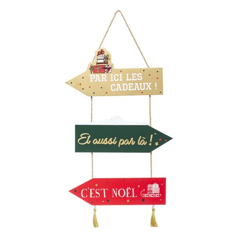 Wegwijzer H50cm Par ici les cadeaux