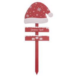 Wegwijzer kerstmuts H90cm - rood - afbeelding 1