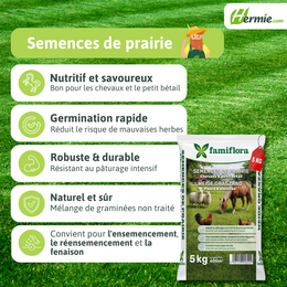 Weide Graszaad Paard & Kleinvee 5kg - afbeelding 3