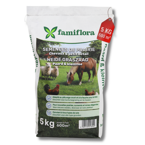Weide Graszaad Paard & Kleinvee 5kg - afbeelding 1