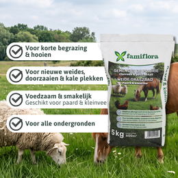 Weide Graszaad Paard & Kleinvee 5kg - afbeelding 2