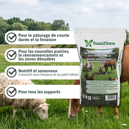 Weide Graszaad Paard & Kleinvee 5kg - afbeelding 3