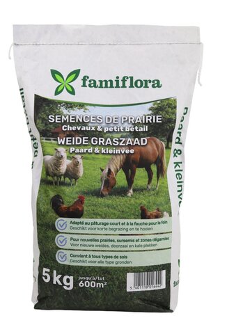 Weide Graszaad Paard & Kleinvee 5kg - afbeelding 1