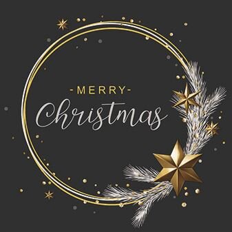 Wishing Ring black 25x25cm