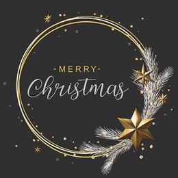 Wishing Ring black 33x33cm