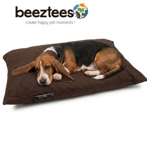 XL lounge kussen BEEZTEES -  bruin XL120x90 cm