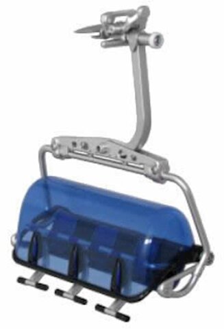 zetellift 6pers blauw/zwart - afbeelding 2